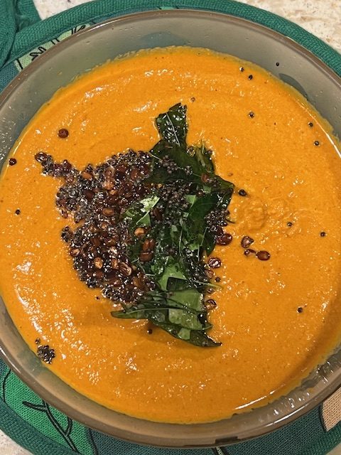 Red Coconut Chutney