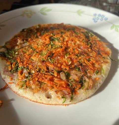 Vegetable Podi Uthappam