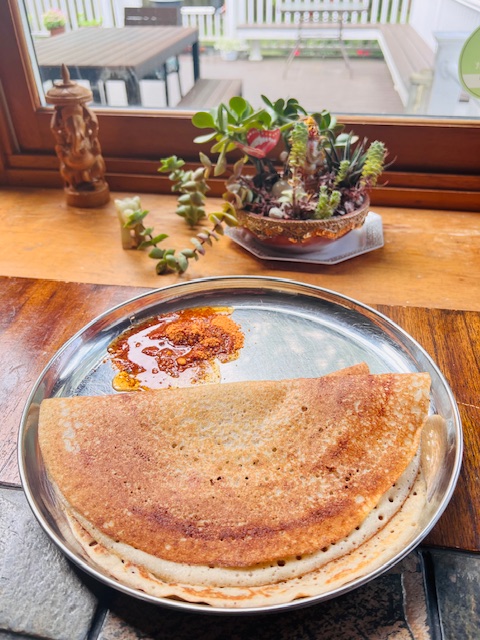 Thinai Vendhaya Dosai (Millet Fenugreek Dosai)